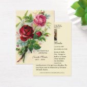 Elegant Spaans Rozen Religieuze foto Gebed Kaart (Bureau)