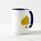 Elegant Spade Ontwerp Mok (Voorkant rechts)