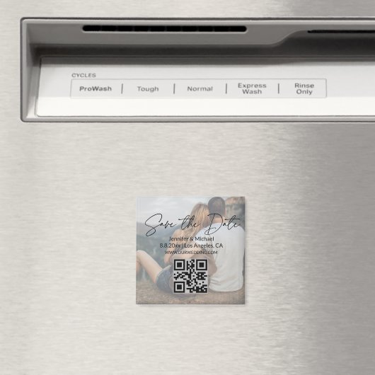 elegant sparen de datum, qr codekoppel verzonken f magneet (Insitu (Vaatwasser))