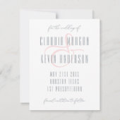 Elegant  sparen de Sjabloon van de Datum Kaart (Achterkant)