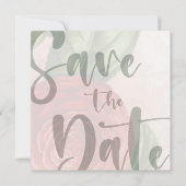 Elegant  sparen de Sjabloon van de Datum Kaart (Voorkant)