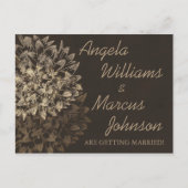 Elegant sparen het Briefkaart van de Datum (Voorkant)