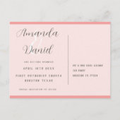 Elegant sparen het Briefkaart van de Datum (Achterkant)