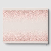Elegant Sparking Blush Birthday Gastenboek (Achterkant)