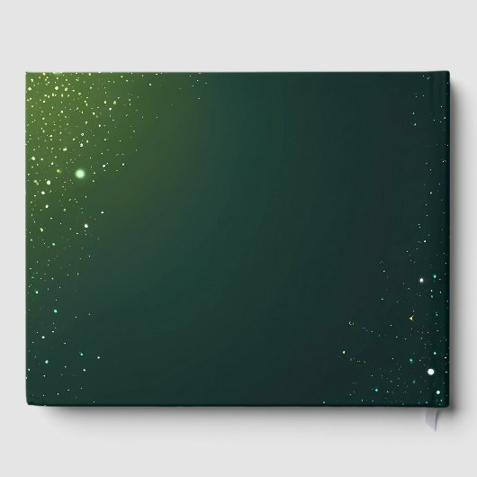 Elegant Sparkle Design voor bruiloft uitnodigingen Gastenboek (Achterkant)