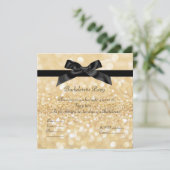 ÉLÉGANT Sparkle glamor BACHELORETTE INVITATION (Debout devant)