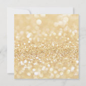 ÉLÉGANT Sparkle glamor BACHELORETTE INVITATION (Dos)