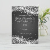 Elegant Sparkle/Sparging Sjabloon Party Kaart (Staand voorkant)