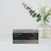 Elegant Sparkles & Glitter Visitekaartje (Staand voorkant)