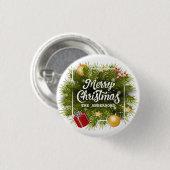 Elegant, speciaal voor kerstbomen ontworpen Button (Voorkant /achterkant)