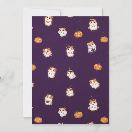 Elegant Spiderweb Halloween Invitation (Dos)