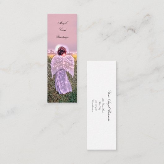 Élégant Spirituel Lecture Carte Angel Lumineuse (Devant / Derrière)