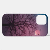 Elegant Spooky Halloween Theme Tree Mon Artwork Case-Mate iPhone Case (Achterkant (horizontaal))