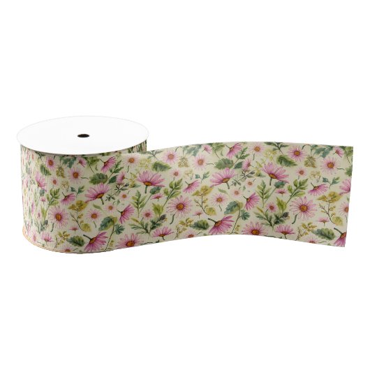 Elegant Spring Floral Grosgrain Lint (Spoel)