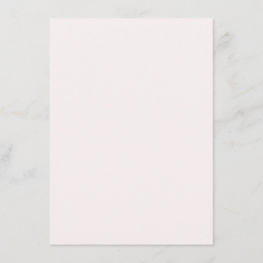 Elegant Spring Wedding Day Schedule Design Informatiekaartje (Achterkant)