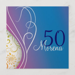 Elegant Square Invitation Kaart