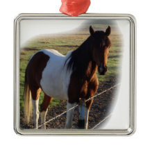 Elegant Square Metal Ornament