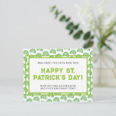 Elegant St. Patrick's Day-feest Briefkaart (Staand voorkant)