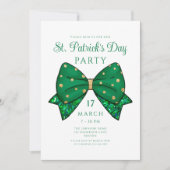 Elegant St. Patrick's Day Party Invitation (Devant)