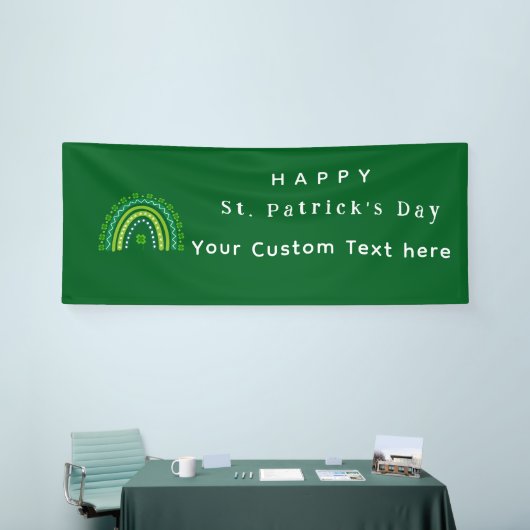 Elegant St. Patrick's Day Party Spandoek (Beurs)