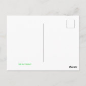Elegant St Patrick's Day Shamrock Pattern - Green Briefkaart (Achterkant)
