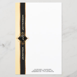 Elegant Stationery Letterhead