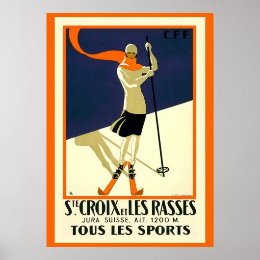 Elegant  (Ste) St. Croix Skiing Poster copy (Voorkant)