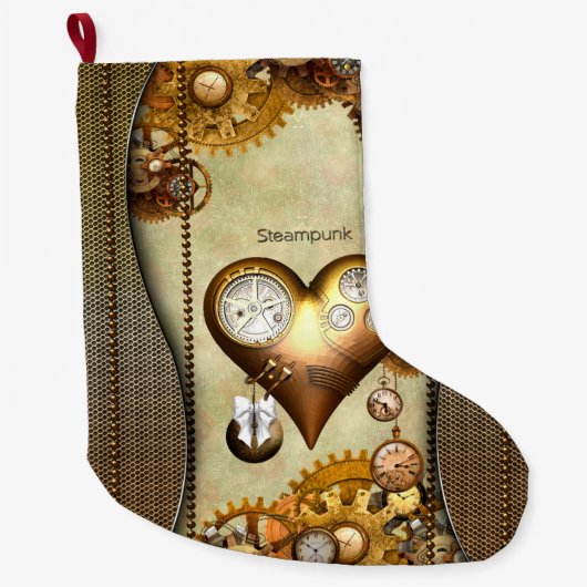 Elegant steampunk grote kerstsok (Voorkant)