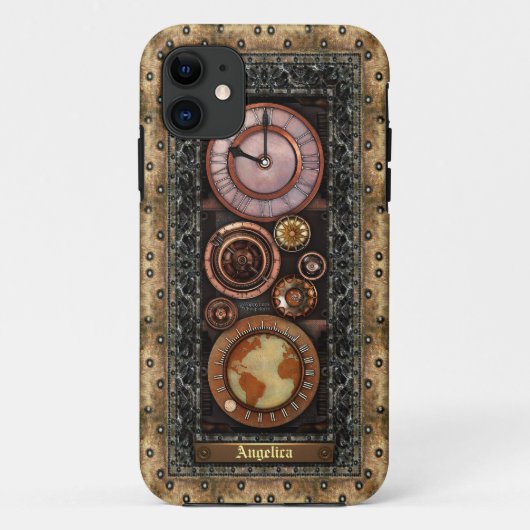 Elegant Steampunk Time-stuk Case-Mate iPhone Case (Achterkant)