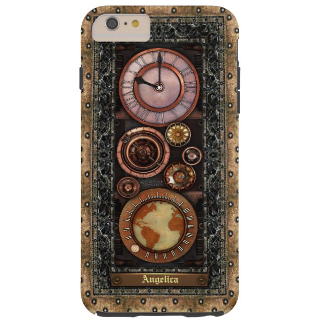 Elegant  Steampunk Time-stuk Case-Mate iPhone Case (Achterkant)