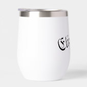 Elegant  Stemless wijnglas (Rechts)