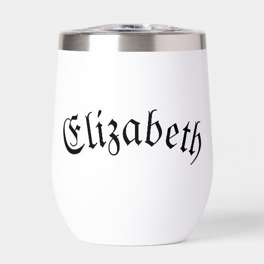 Elegant  Stemless wijnglas (Voorkant)