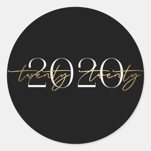 Élégant Sticker 2020 (Devant)