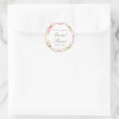 Élégant Sticker Bridal Rose Rose Rose (Sac)