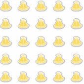 Élégant Sticker De Mariage Bells Kiss-Cut (Devant)