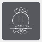 Élégant Sticker Monorgam Mariage (Devant)