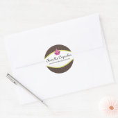 Élégant Stickers Boulangerie Cupcake (Enveloppe)