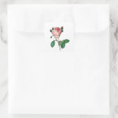 Élégant stickers rose (Sac)