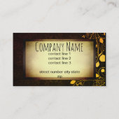 Elegant  stijl aangepaste visitekaartje (Achterkant)