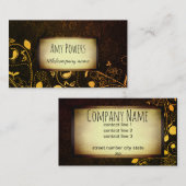 Elegant  stijl aangepaste visitekaartje (Voorkant / Achterkant)