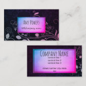 Elegant  stijl aangepaste visitekaartje (Voorkant / Achterkant)