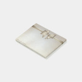 Elegant Stijlvol, Bow Post-it® Notes (Schuin)