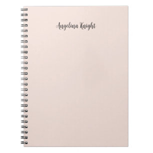 Elegant Stijlvol Chic Eenvoudig Handgeschreven Sch Notitieboek