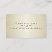 Elegant Stijlvol Chic, Flowers Visitekaartje (Achterkant)