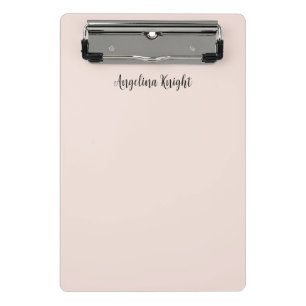 Elegant stijlvol chique eenvoudig handschrift mini klembord