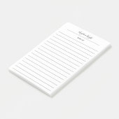 Elegant Stijlvol Chique Todo List Handschrift Scri Post-it® Notes (Schuin)