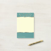 Elegant stijlvol, Confetti Post-it® Notes (Op bureau)