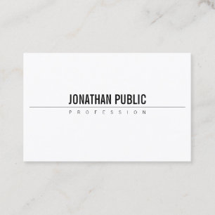 Elegant stijlvol design Professional BW-standaard Visitekaartje