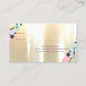 Elegant stijlvol, Flowers Reference Kaart (Achterkant)