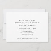 Elegant stijlvol fotograaf uitnodiging (Achterkant)